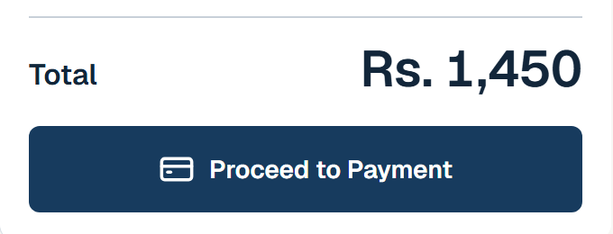 Actual bill total for the same example sale